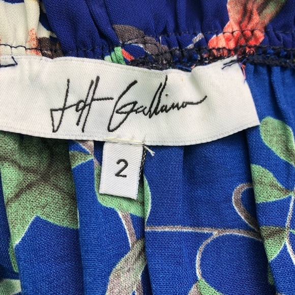 Beautiful Blue Bird High Low Italian Boho Maxi Dress - Picture 9 of 9